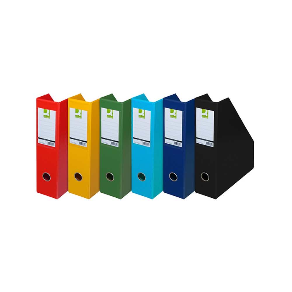 sprzęt biurowy 4 alibiuro.pl Pojemnik na dokumenty Q CONNECT PVC A4 76 czarny 28