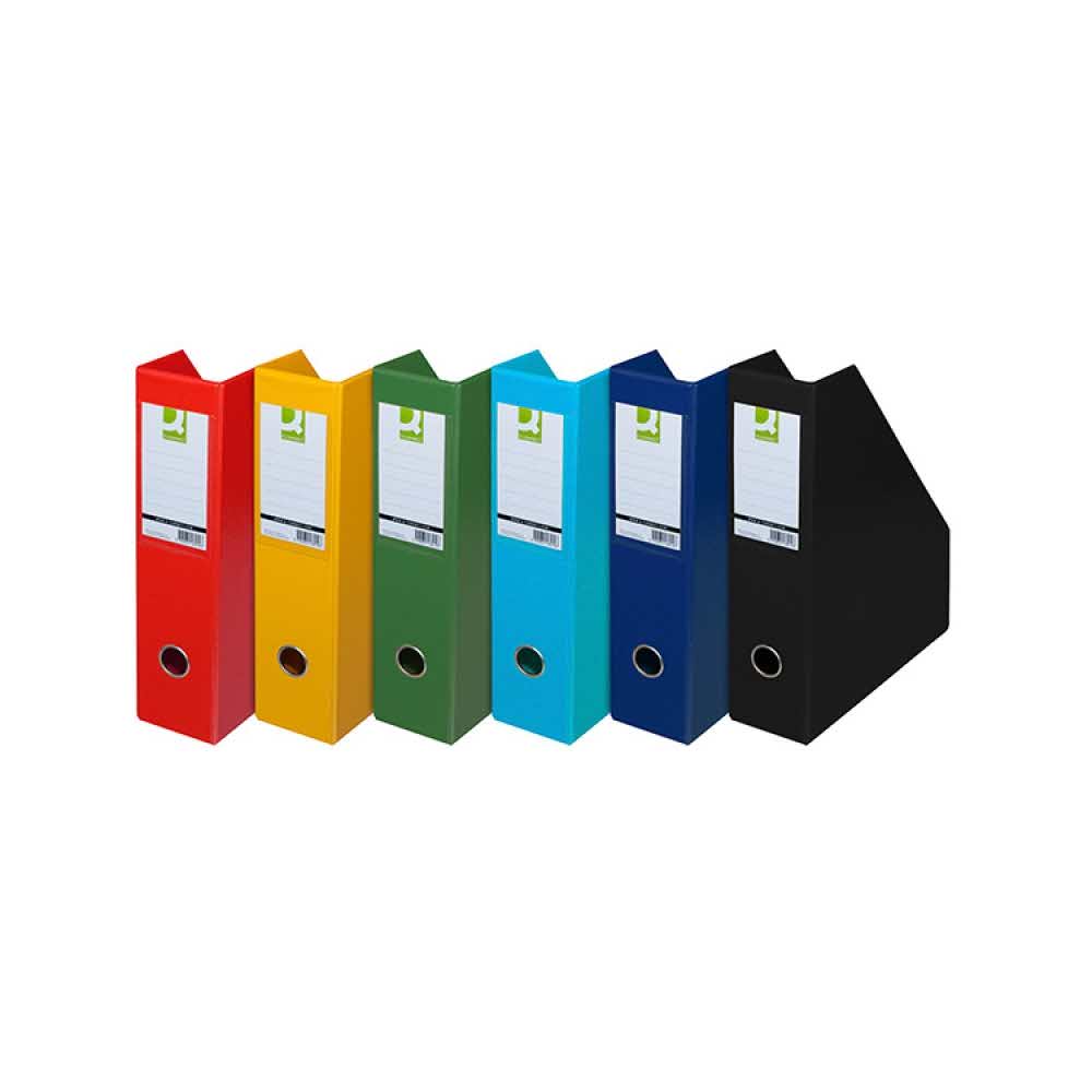 sprzęt biurowy 4 alibiuro.pl Pojemnik na dokumenty Q CONNECT PVC A4 76 zielony 43