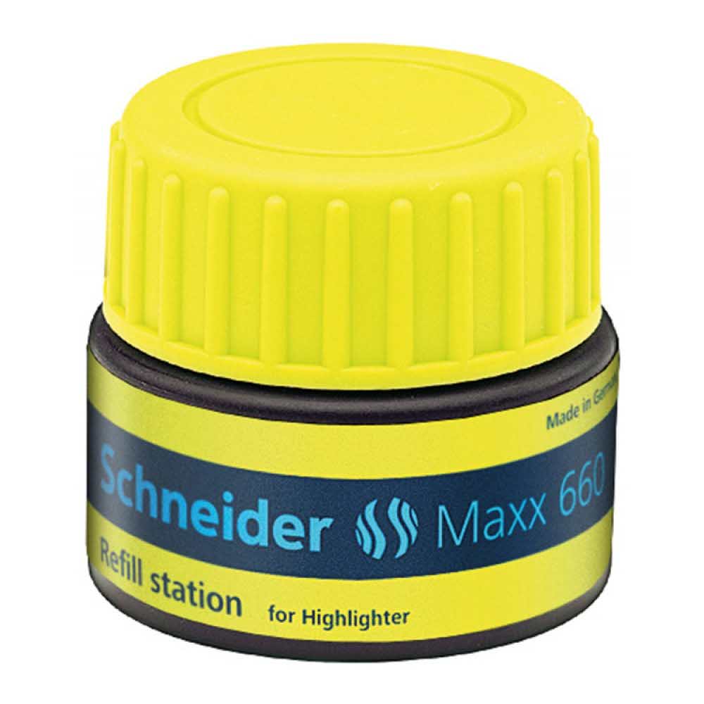 sprzęt biurowy 4 alibiuro.pl Stacja uzupełniająca SCHNEIDER Maxx 660 30 ml żółty 23