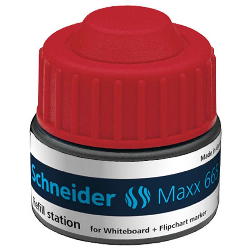 sprzęt biurowy 4 alibiuro.pl Stacja uzupełniająca SCHNEIDER Maxx 665 30ml czerwony 20