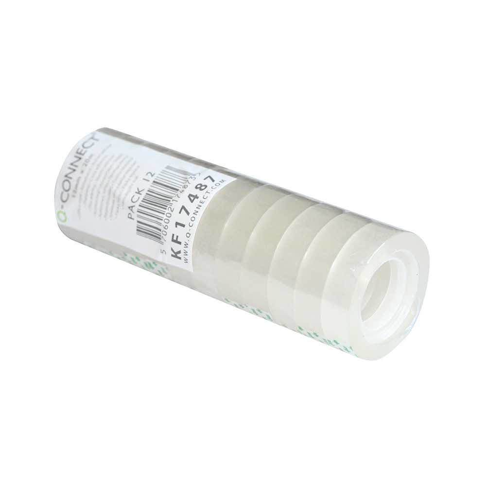 sprzęt biurowy 4 alibiuro.pl Taśma biurowa Q CONNECT 12mm 20m 12szt. 30