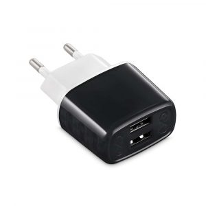 sprzęt biurowy 4 alibiuro.pl Uniwersalna ładowarka sieciowa EXC Cute 2xUSB 2 4A czarna 25