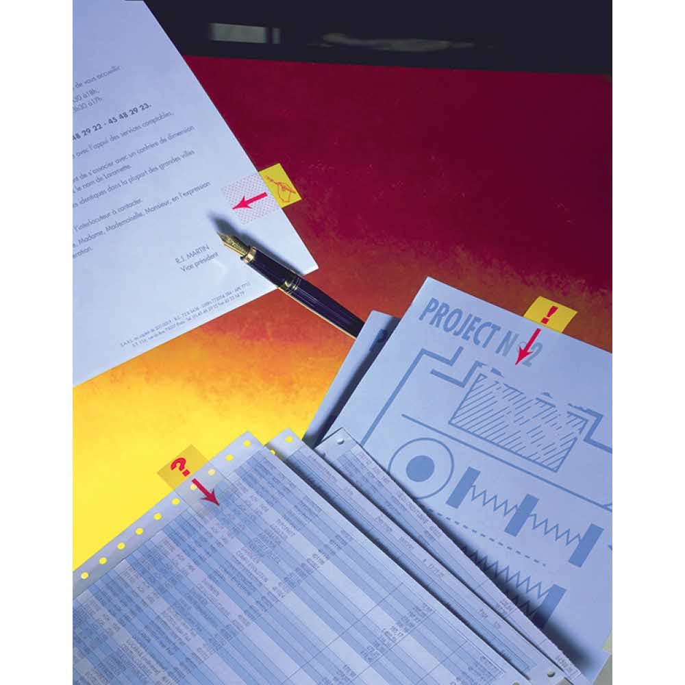 sprzęt biurowy 4 alibiuro.pl Zakładki indeksujące POST IT z nadrukiem ręka ołówek 680 31 PP 25x43mm 50 kart. 28