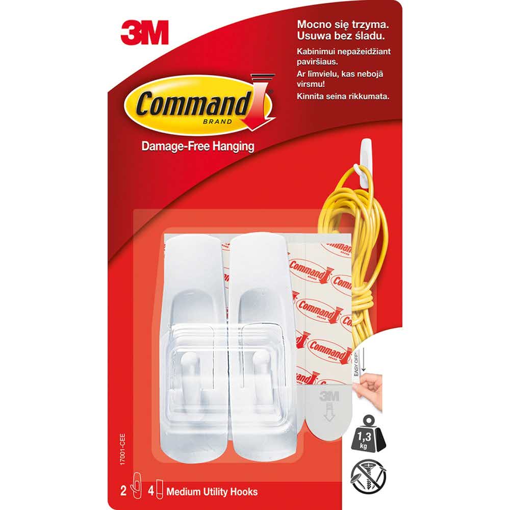 stojak prezentacyjny 4 alibiuro.pl Haczyki wielokrotnego użytku COMMAND 17001 PL średnie 94