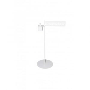 stojak prezentacyjny 4 alibiuro.pl Stojak do dezynfekcji OFFICE PRODUCTS z dozownikiem biały 75