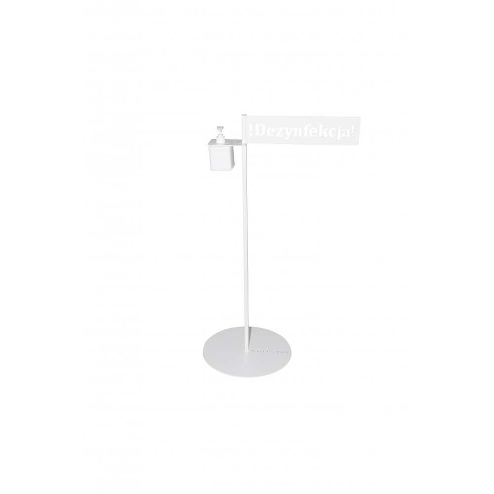 stojak prezentacyjny 4 alibiuro.pl Stojak do dezynfekcji OFFICE PRODUCTS z dozownikiem biały 75