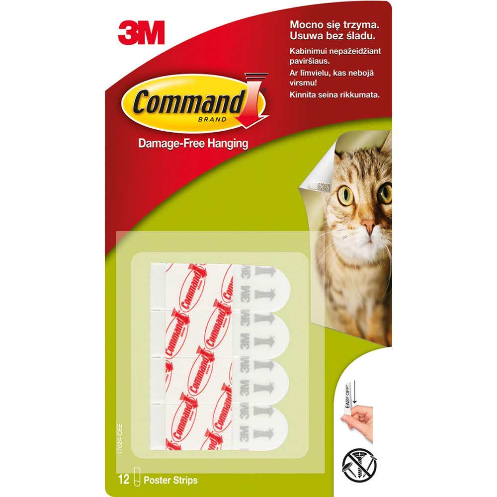 stojaki 4 alibiuro.pl Paski wymienne do haczyków wielokrotnego użytku COMMAND 17024 PL 12 szt. 79