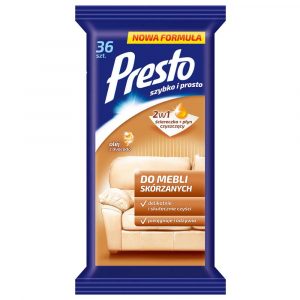 szczotka do WC 4 alibiuro.pl Ściereczki gospodarcze PRESTO do powierzchni skórzanych 36szt. białe 88