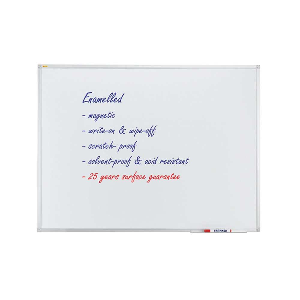 tablica magnetyczna 4 alibiuro.pl Tablica suchoś. magn. FRANKEN Xtra Line 90x60cm porcelanowa rama alu. 29
