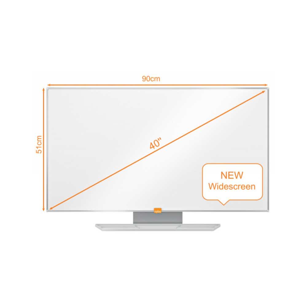 tablica magnetyczna 4 alibiuro.pl Tablica suchoś. magn. NOBO 90x51cm panoramiczna 40 Inch ceramiczna rama aluminiowa 0