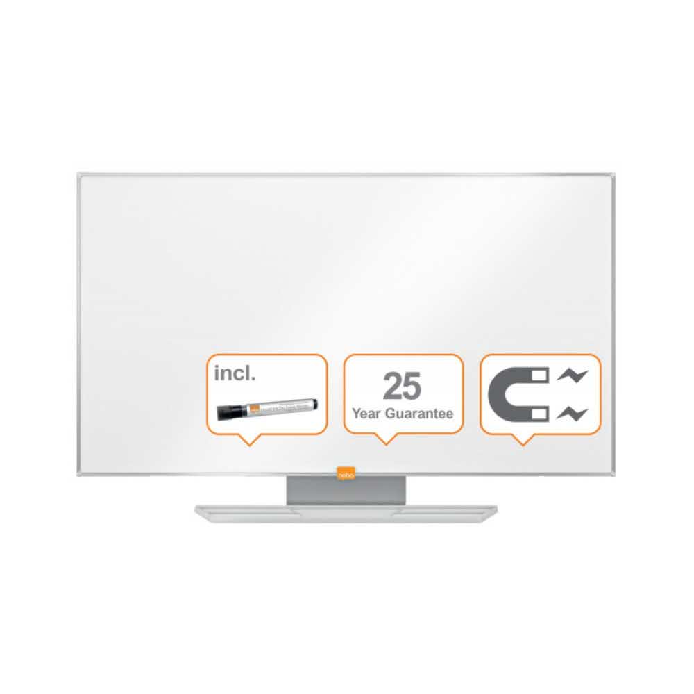 tablica obrotowo jedzna 4 alibiuro.pl Tablica suchoś. magn. NOBO 90x51cm panoramiczna 40 Inch ceramiczna rama aluminiowa 42