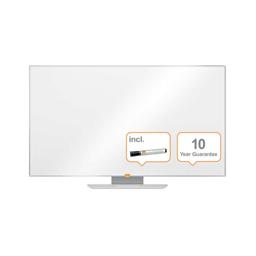 tablica suchościeralna 4 alibiuro.pl Tablica suchościeralna NOBO 123x70cm panoramiczna 55 Inch melaminowa biała 31