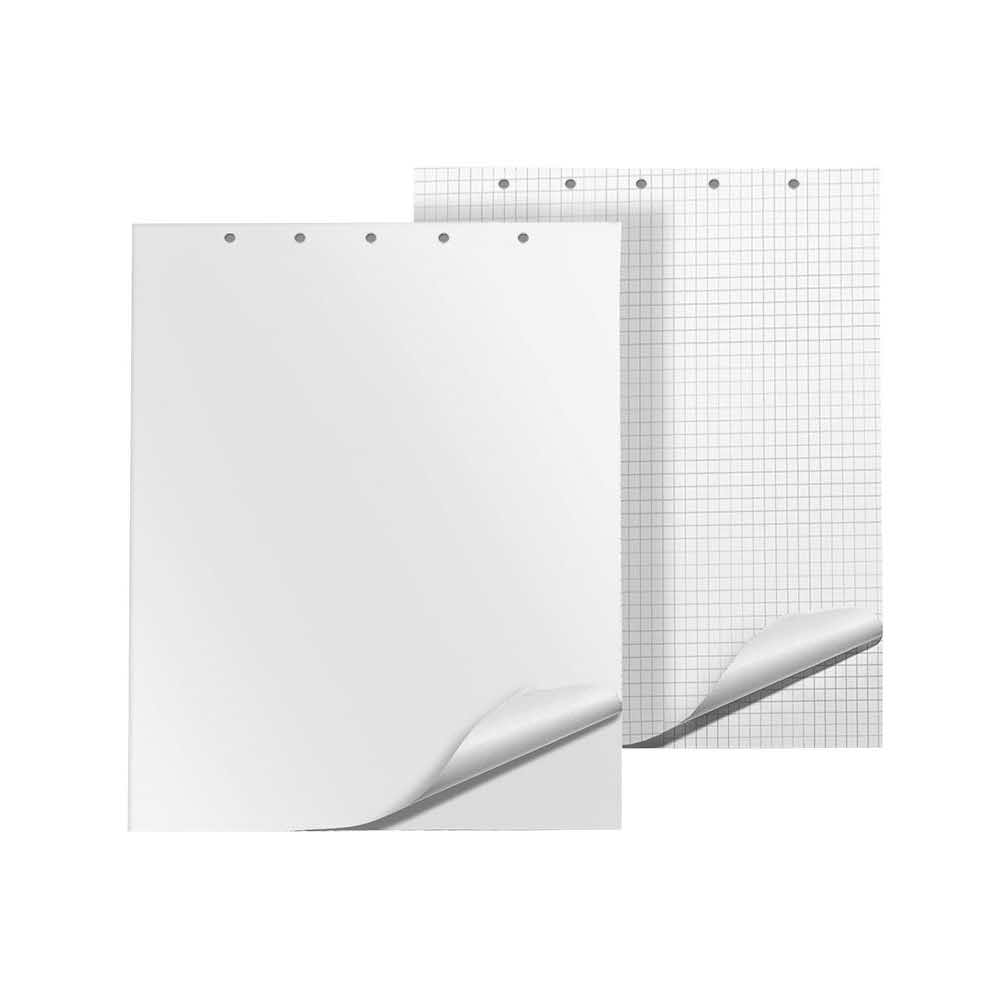 tablice i prezentacja 4 alibiuro.pl Blok do flipchartów Q CONNECT kratka 65x100cm 20 kart. biały 92