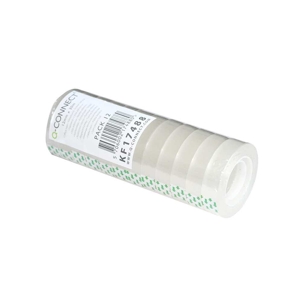 taśma do pakowania 4 alibiuro.pl Taśma biurowa Q CONNECT 12mm 30m 12szt. 78