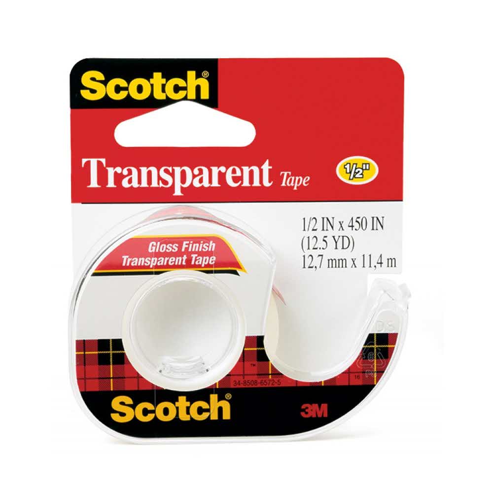 taśma pakowa 4 alibiuro.pl Taśma biurowa SCOTCH Crystal 144 12 7mm 11 4m z dyspenserem 44