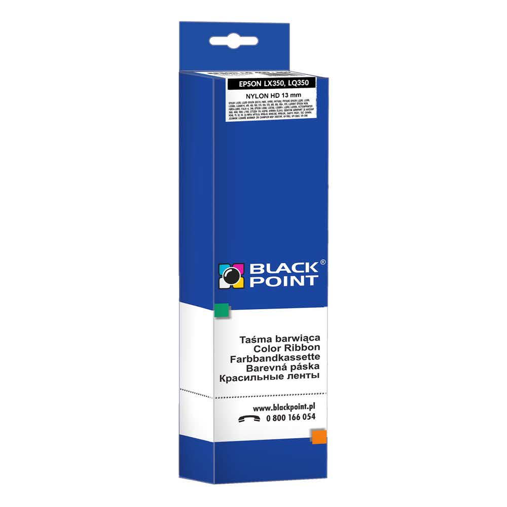 taśmy do drukarek igłowych 3 alibiuro.pl KBPE350 Ribbon BP Epson C13S015637 BlackPoint KBPE350 BTEP0350BBW 91