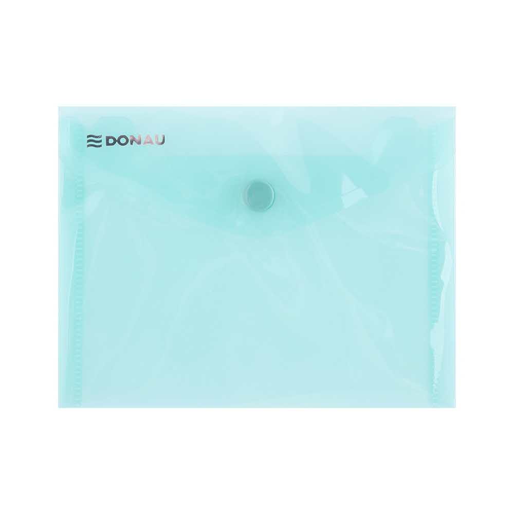 teczka kopertowa 4 alibiuro.pl Teczka kopertowa DONAU zatrzask PP A6 180mikr. zielona 47