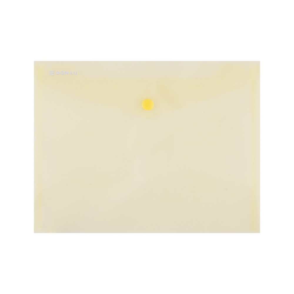 teczka kopertowa 4 alibiuro.pl Teczka kopertowa DONAU zatrzask PP C5 180mikr. żółta 20