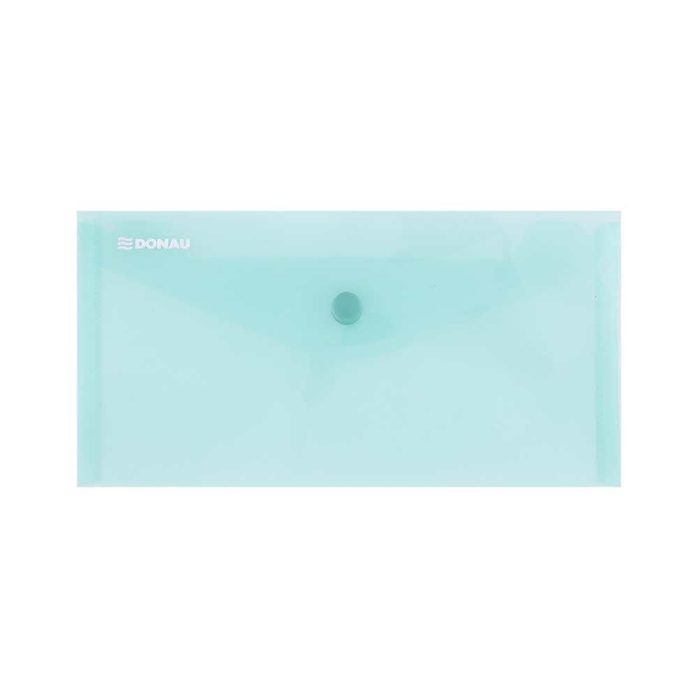 teczka kopertowa 4 alibiuro.pl Teczka kopertowa DONAU zatrzask PP DL 180mikr. zielona 74