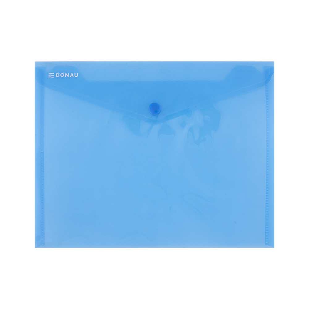 teczka preszpanowa 4 alibiuro.pl Teczka kopertowa DONAU zatrzask PP C5 180mikr. niebieska 13