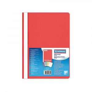 teczki 4 alibiuro.pl Skoroszyt DONAU PP A4 standard 120 180mikr. czerwony 60