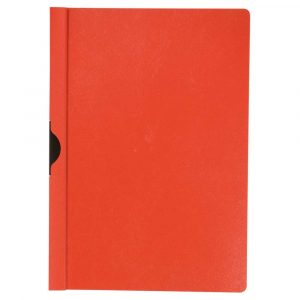 teczki 4 alibiuro.pl Skoroszyt Q CONNECT z metalowym klipsem PP A4 200 350mikr. czerwony 1