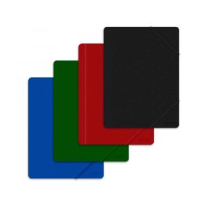 teczki 4 alibiuro.pl Teczka z gumką OFFICE PRODUCTS A4 PP 500mikr. 3 skrz. niebieska 36