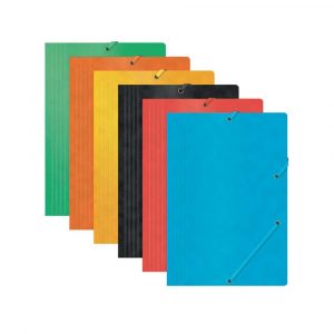 teczki 4 alibiuro.pl Teczka z gumką OFFICE PRODUCTS preszpan A4 390gsm 3 skrz. mix kolorów 17