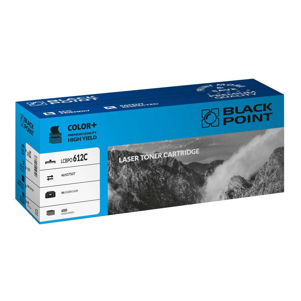 toner zamiennik 3 alibiuro.pl LCBPOC612C Toner BP Oki 46507507 BlackPoint LCBPOC612C BLOKI612CYBW 12