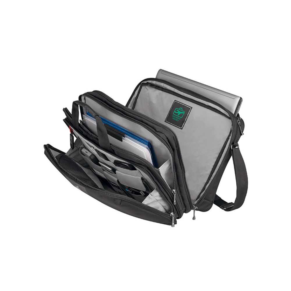 torby na komputery 4 alibiuro.pl Torba na laptopa WENGER Legacy 17 Inch 420x320x210mm czarna szara 2