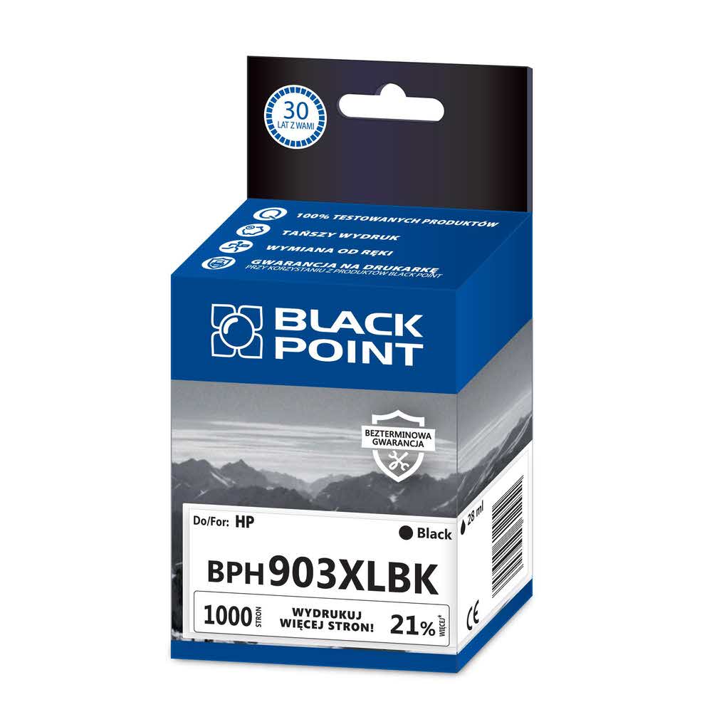 tusz zamiennik 3 alibiuro.pl BPH903XLBK Ink Tusz BP HP T6M15AE BlackPoint BPH903XLBK SGH0903XLBGKW 46