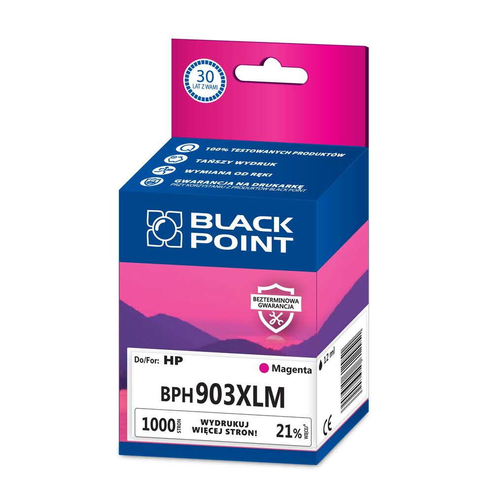 tusz zamienny 3 alibiuro.pl BPH903XLM Ink Tusz BP HP T6M07AE BlackPoint BPH903XLM SGH0903XLBGMW 10