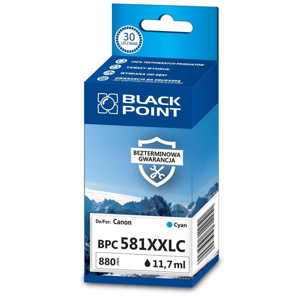 tusze zamienniki 3 alibiuro.pl BPC581XXLC Ink Tusz BP Canon CLI 581CXXL BlackPoint BPC581XXLC SGCCLI581XXLC 89