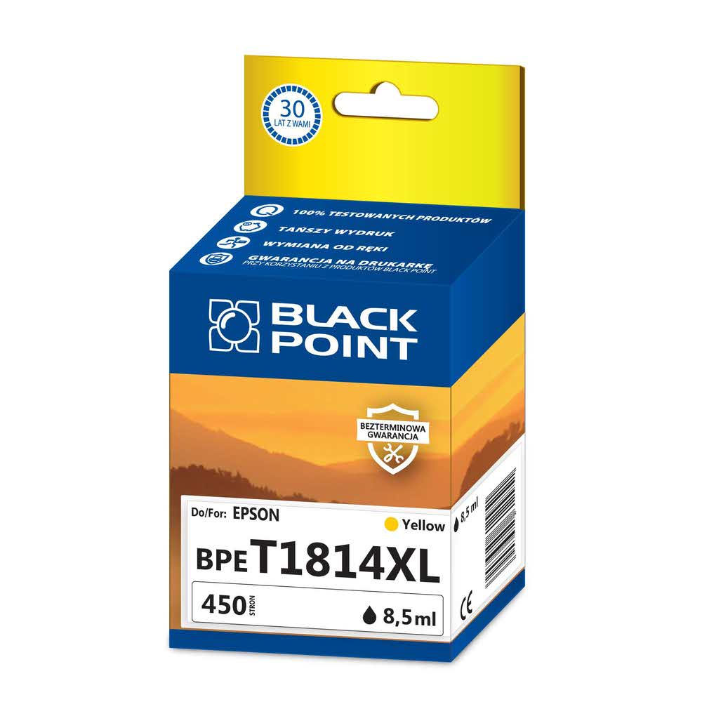 tusze zamienniki 3 alibiuro.pl BPET1814XL Ink Tusz BP Epson BLIS BlackPoint BPET1814XL SGE1814BKY 97