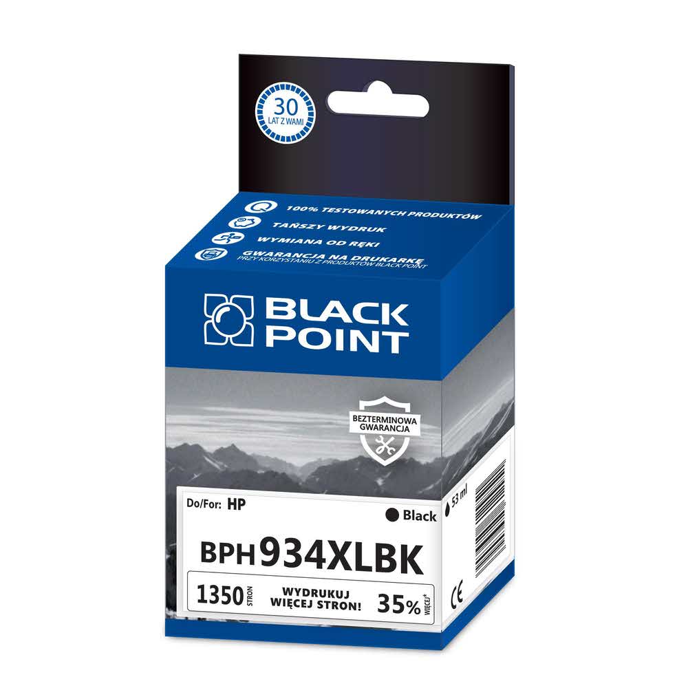 tusze zamienniki 3 alibiuro.pl BPH934XLBK Ink Tusz BP HP C2P23AE BlackPoint BPH934XLBK SGH0934XLBGBW 56