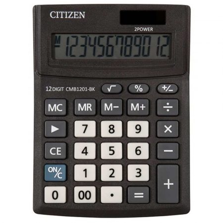 urządzenia biurowe 4 alibiuro.pl Kalkulator biurowy CITIZEN CMB1201 BK Business Line 12 cyfrowy 137x102mm czarny 97