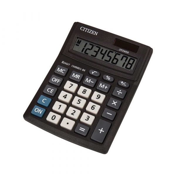 urządzenia biurowe 4 alibiuro.pl Kalkulator biurowy CITIZEN CMB801 BK Business Line 8 cyfrowy 137x102mm czarny 73