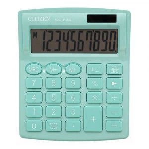 urządzenia biurowe 4 alibiuro.pl Kalkulator biurowy CITIZEN SDC 810NRGRE 10 cyfrowy 127x105mm zielony 64