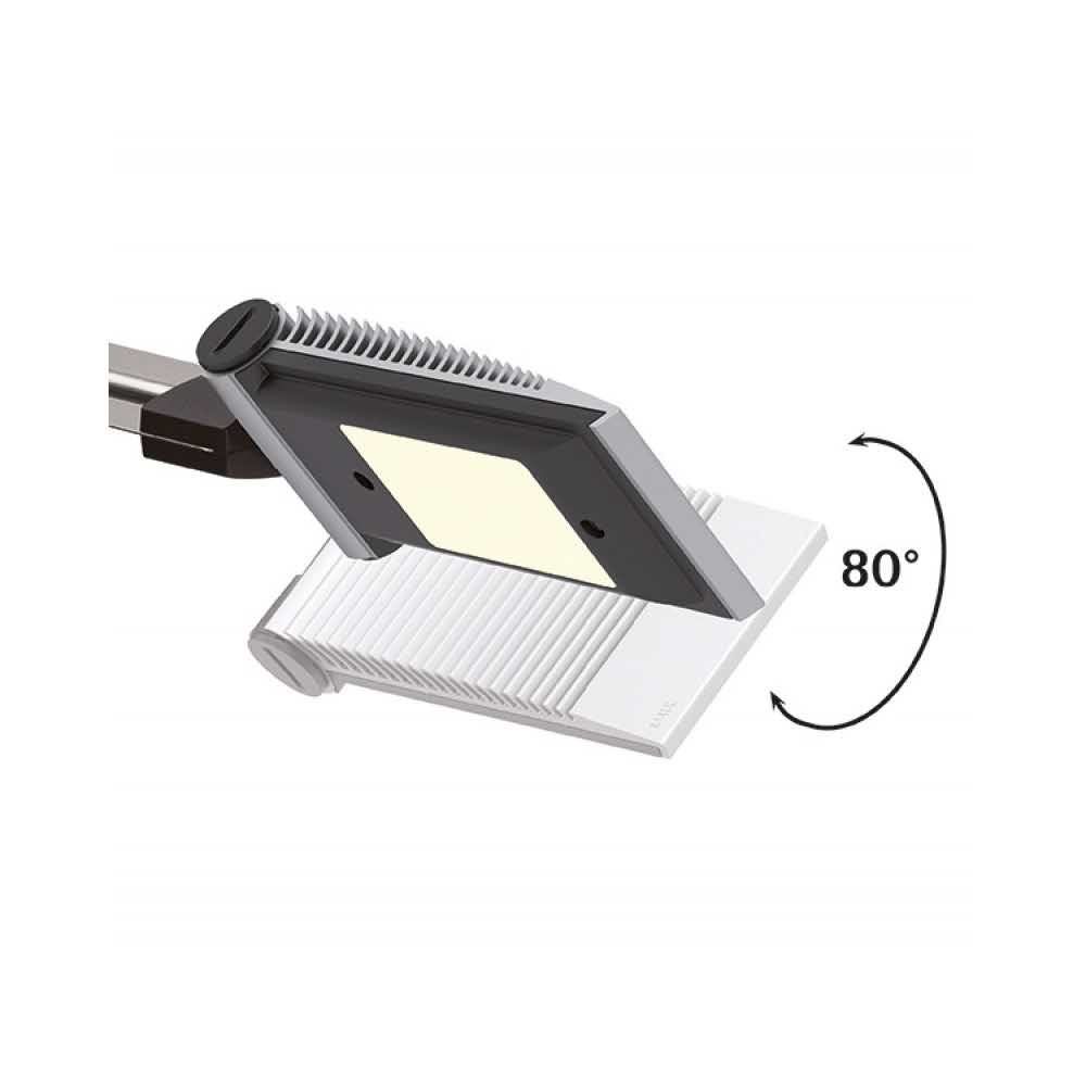 urządzenia elektryczne 4 alibiuro.pl Lampka LED designerska MAULprimus Colour Vario 10W ze ściemniaczem srebrna 61