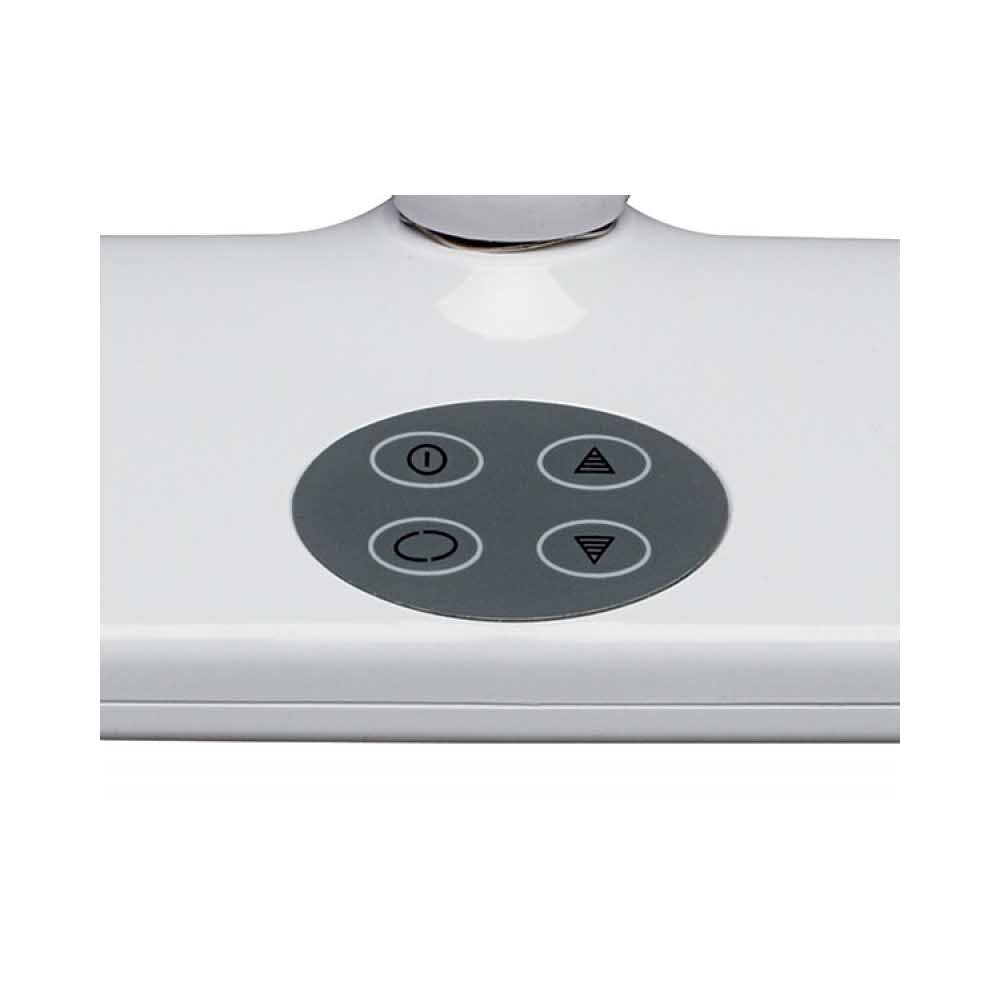 urządzenia elektryczne 4 alibiuro.pl Lampka LED na biurko MAULwork 21W ze ściemniaczem mocowana zaciskiem biała 39