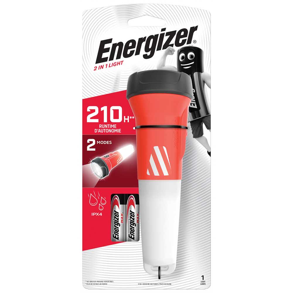 urządzenia elektryczne 4 alibiuro.pl Latarka ENERGIZER Lantern 2w1 2szt. baterii AA czerowna 21