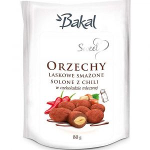 wafelki 4 alibiuro.pl Orzechy laskowe w czekoladzie z chili BAKAL Sweet 80g 59