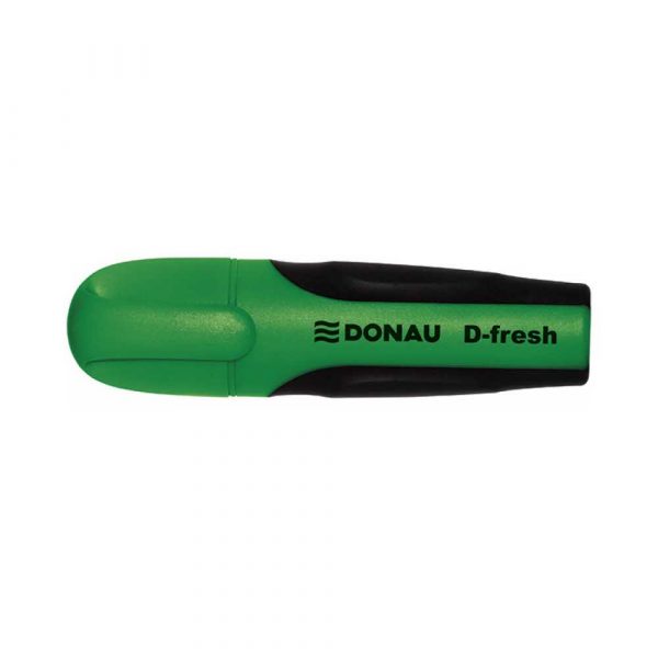 zakreślacze biurowe 4 alibiuro.pl Zakreślacz fluorescencyjny DONAU D Fresh 2 5mm linia zielony 89