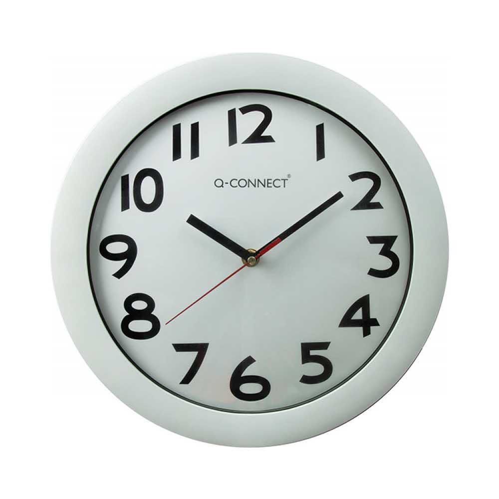 zegar ścienny 4 alibiuro.pl Zegar ścienny Q CONNECT Budapest 30cm biały 4