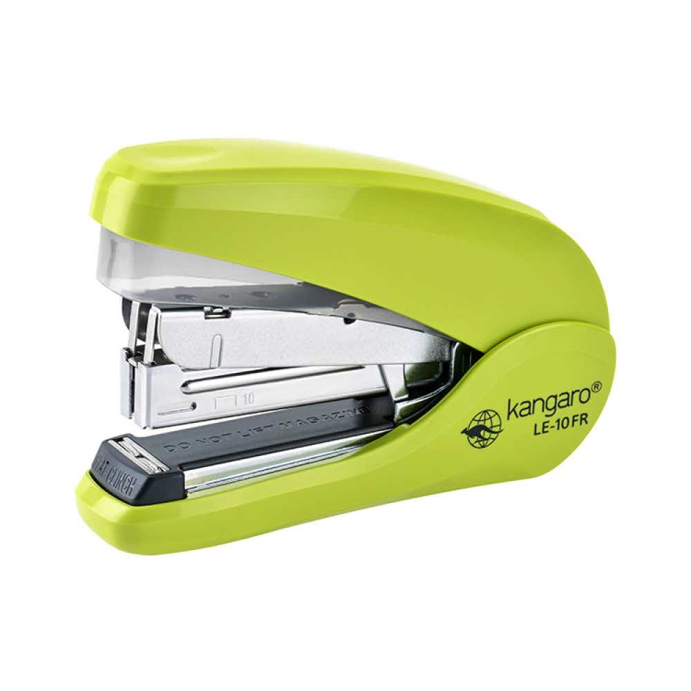 zszywacz biurowy 4 alibiuro.pl Zszywacz KANGARO LE 10FR zszywa do 20 kartek zielony 19