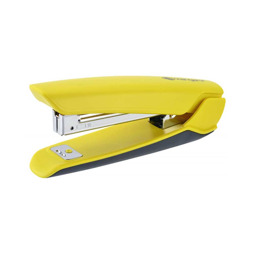 zszywacz biurowy 4 alibiuro.pl Zszywacz KANGARO Nowa 10 S zszywa do 15 kartek plastkowy w pudełku PP żółty 23