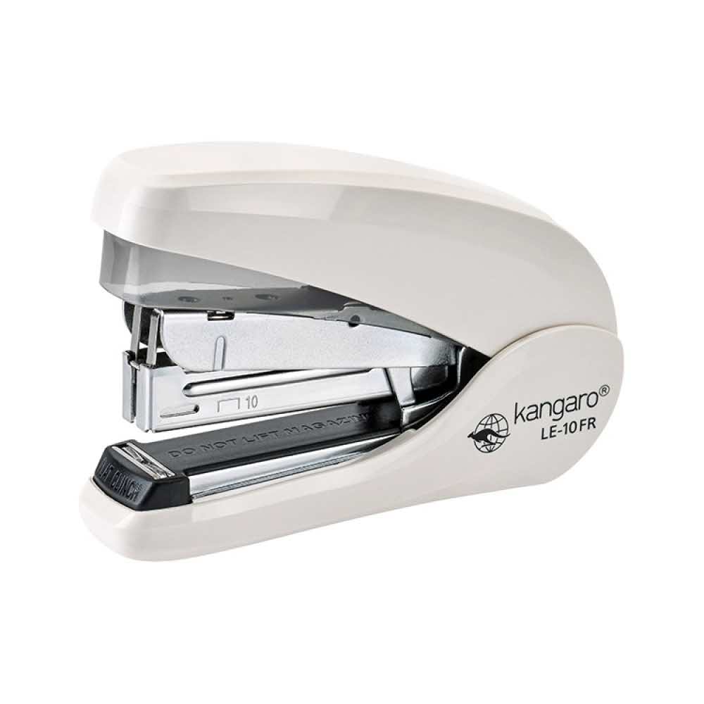 zszywacze biurowe 4 alibiuro.pl Zszywacz KANGARO LE 10FR zszywa do 20 kartek beżowy 32