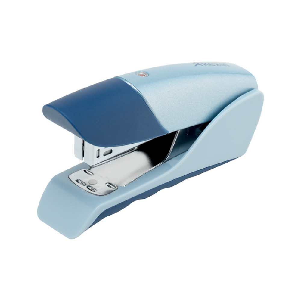 zszywacze biurowe 4 alibiuro.pl Zszywacz REXEL Gazelle zszywa do 25 kartek srebrno niebieski 92