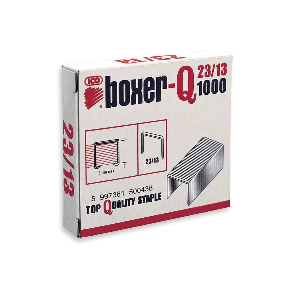 zszywki 4 alibiuro.pl Zszywki ICO Boxer 23 13 galwanizowane 1000szt. 88