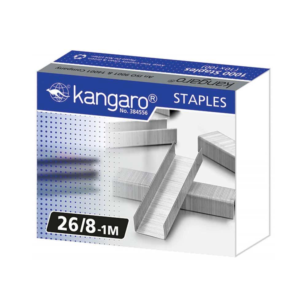 zszywki 4 alibiuro.pl Zszywki KANGARO No. 26 8 1M 1000 szt. 89